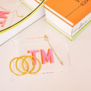 Crystal-Clear Acrylic Tray Elevate Your Home Decor with Modern Elegance