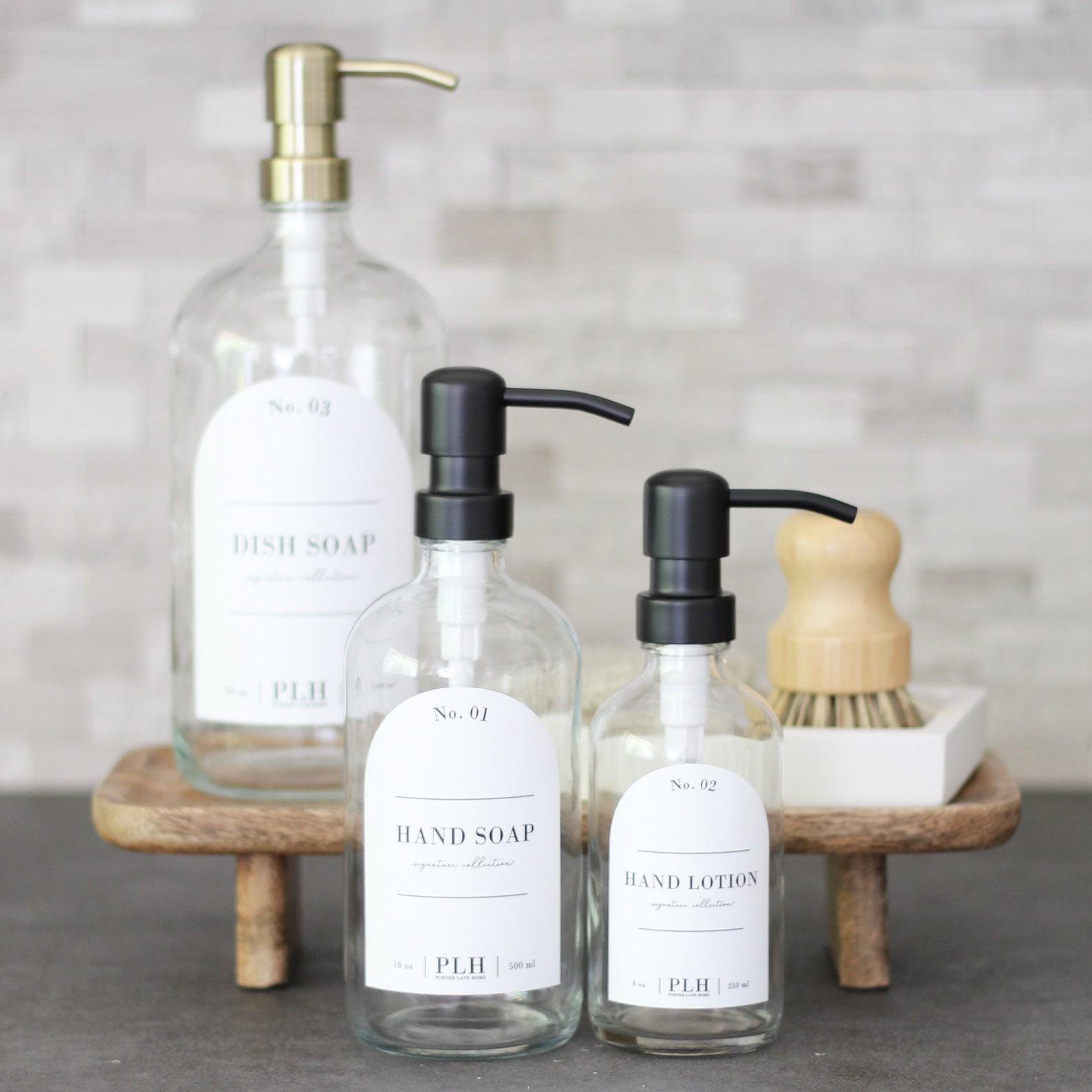 Crystal Clear Hand Soap Dispenser Elevate Your Bathroom and Kitchen Hygiene