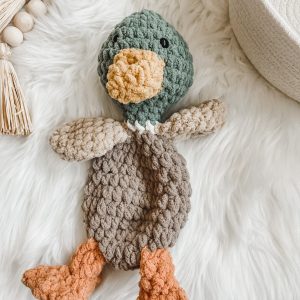 Cuddle Up with Our Adorable Duck Lovey The Perfect Comfort for Your Little One