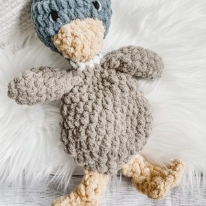 Cuddle Up with Our Adorable Duck Lovey The Perfect Comfort for Your Little One