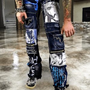 Custom Anime Manga Harajuku Kawaii Japanese Retro Rock Cosplay Crust Festival Grunge Vegan Cyber
