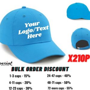 Custom Imperial Caps Elevate Your Brand with Unstructured, Embroidered Caps