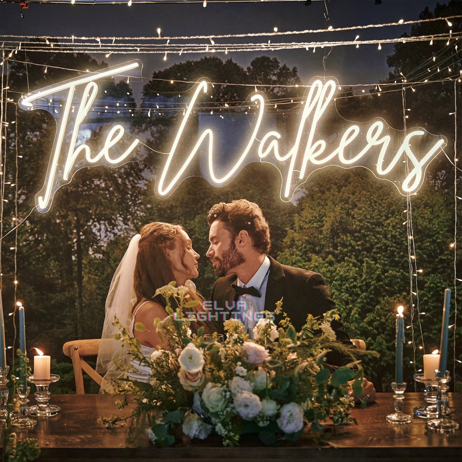 Custom Wedding Neon Sign Illuminate Your Special Day with Personalized Neon Decor