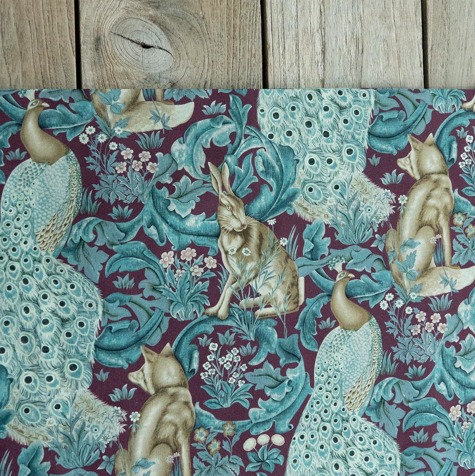 Customizable Cotton Tablecloth Scottish Thistle by William Morris, Perfect for Mother’s Day