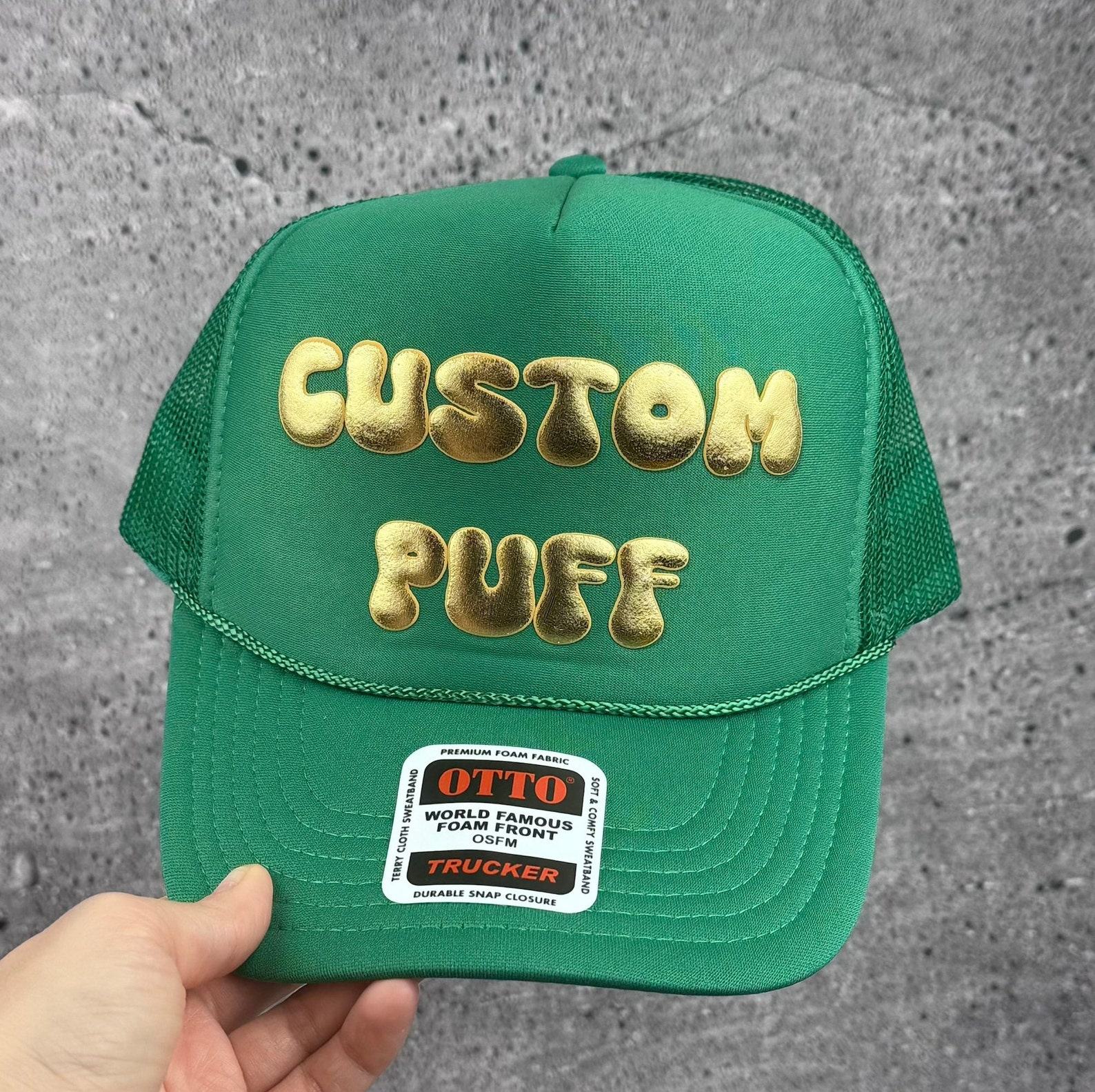Customizable Headwear Design Your Own Puff Print, Foam, Mesh Trucker, High Crown, and Metallic Hats