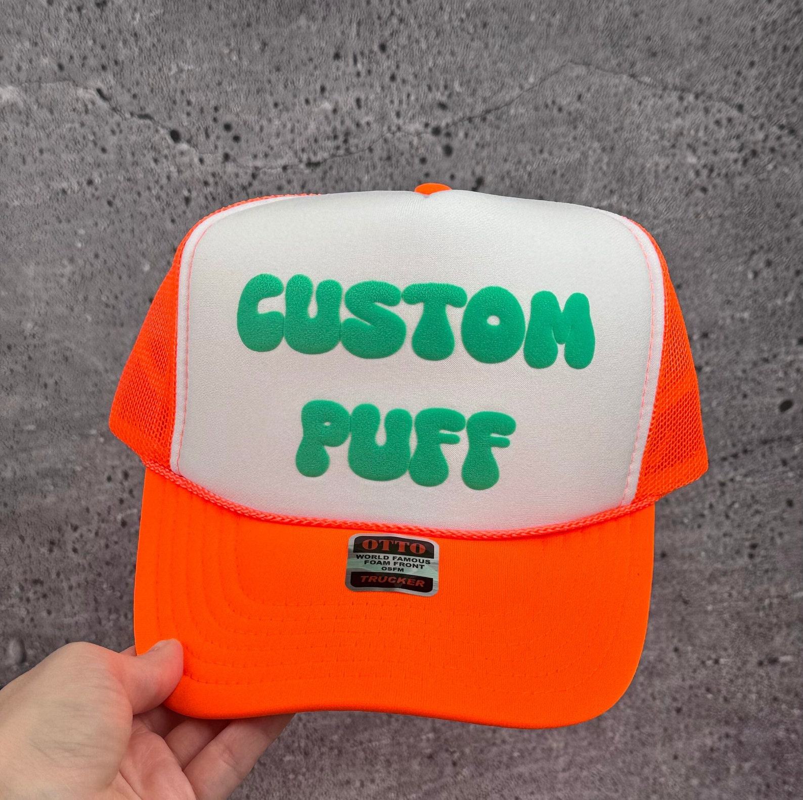 Customizable Headwear Design Your Own Puff Print, Foam, Mesh Trucker, High Crown, and Metallic Hats