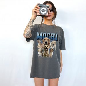 Customizable Retro Collage Pet Shirt Unleash Your Furry Friend’s Vintage Style