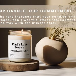 Dad’s Last Nerve The Ultimate Father’s Day Candle for the Dad Who’s Always on the Edge