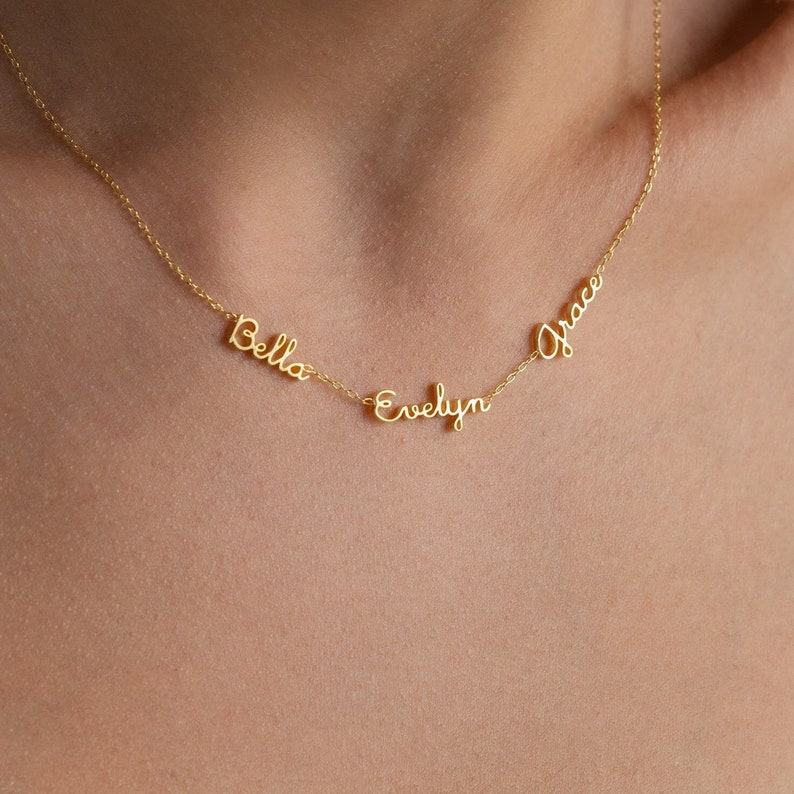 Dainty Name Necklace Personalized Family Keepsake for Cherished Memories
