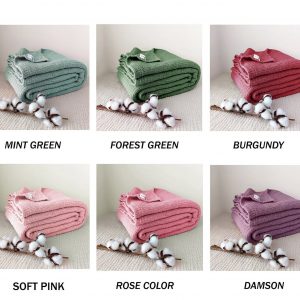 Damson Color Pure Cotton 4-Layer Gauze Throw Luxurious Comfort for All Sizes