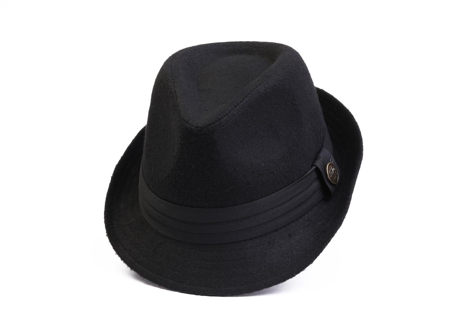 Dark Gray Tweed Fedora A Timeless Winter Essential for Men - Image 4