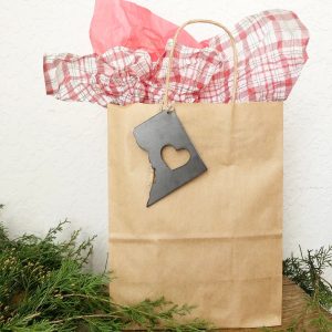 DC Metal State Heart Christmas Tree Ornament A Festive Holiday Keepsake from the District of Columbia