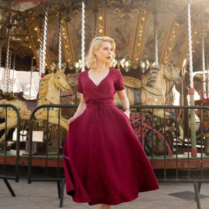 Deep Green Linen Dress Classic, Elegant, and Sustainable Summer Style