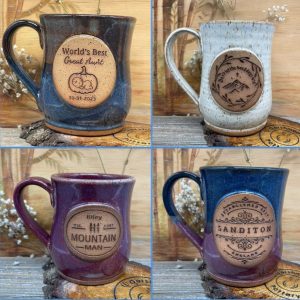 Design Your Own Personalized Red Stoneware Mug Create a Unique Masterpiece