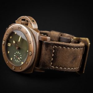 DH09 – Vintage Desert Premium Handcrafted Full-Grain Leather Watch Strap for Timeless Style