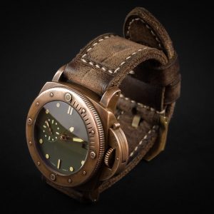 DH09 – Vintage Desert Premium Handcrafted Full-Grain Leather Watch Strap for Timeless Style
