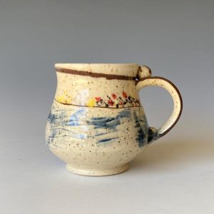 Distant Hills Symphony of Colors Ceramic Coffee Mug for a Vibrant Morning Ritual