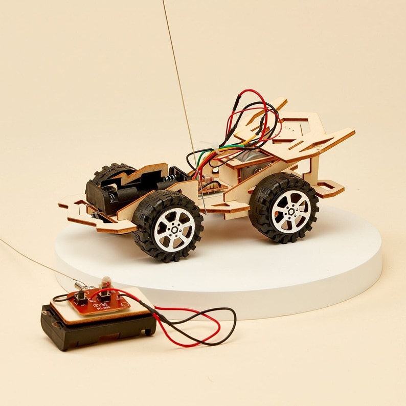 DIY Radio Controlled Car Kit STEM Learning Adventure for Curious Kids
