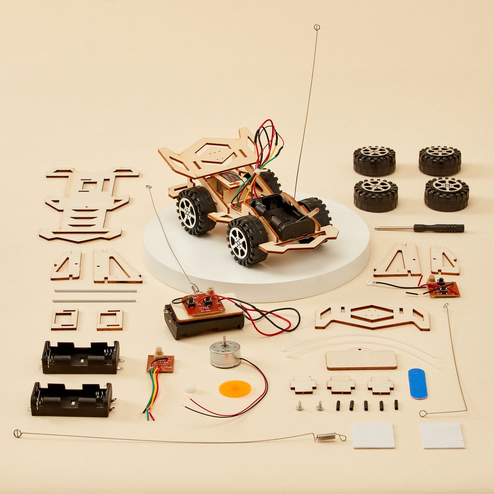 DIY Radio Controlled Car Kit STEM Learning Adventure for Curious Kids