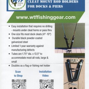 Dock-It Fisher The Ultimate Rod Holder for Dock and Pier Fishing