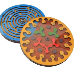 Double-Sided Wooden Labyrinth A Maze-ing Adventure for Kids