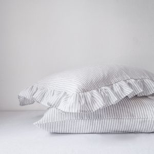 Dreamy Linen Pillowcase Embrace the Elegance of Ruffles