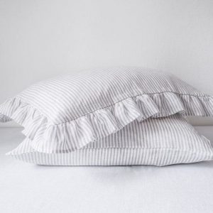 Dreamy Linen Pillowcase Embrace the Elegance of Ruffles