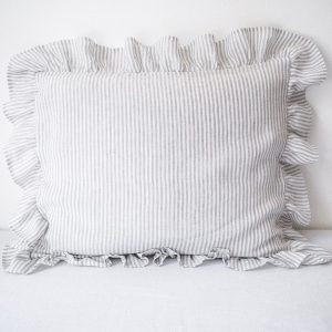 Dreamy Linen Pillowcase Embrace the Elegance of Ruffles