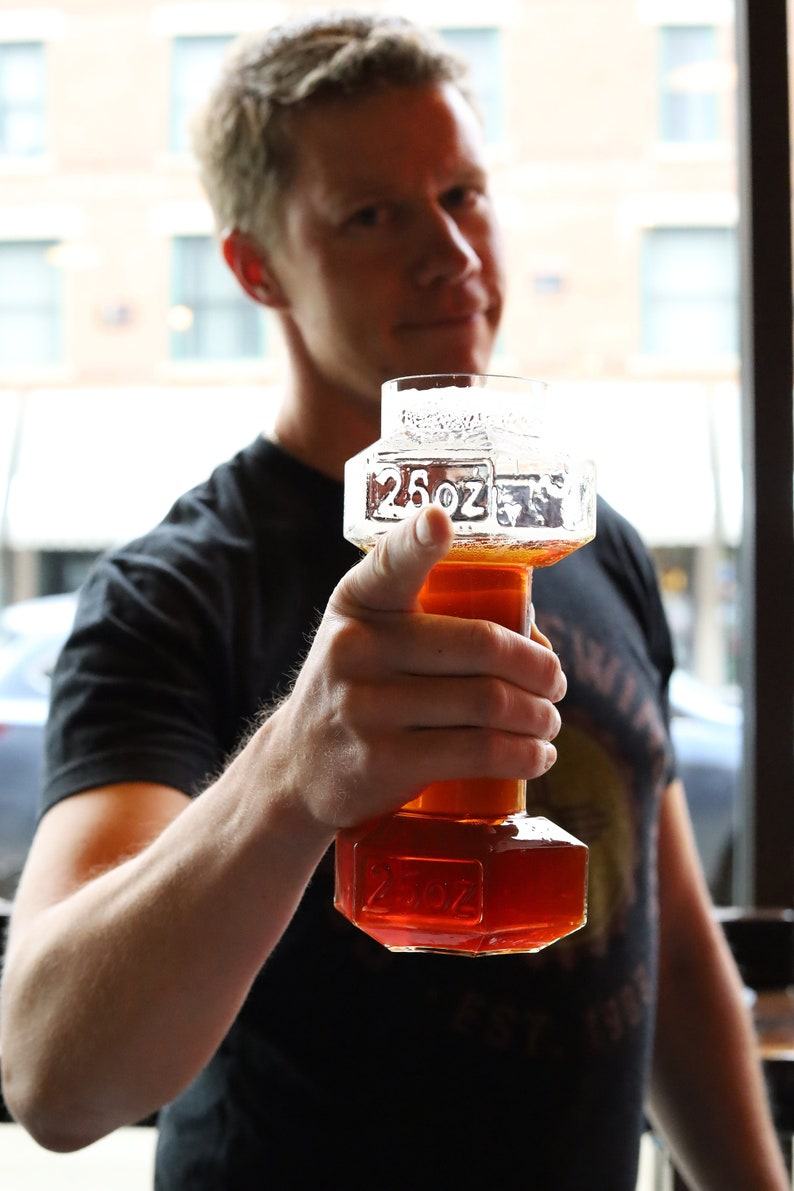 Dumbbell Beer Glass The Interesting Item for Fitness Enthusiasts and Beer Lovers