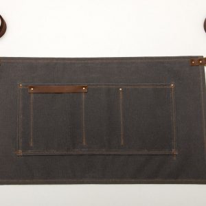 Durable Waxed Canvas Half Apron A Stylish and Functional Essential for Professionals