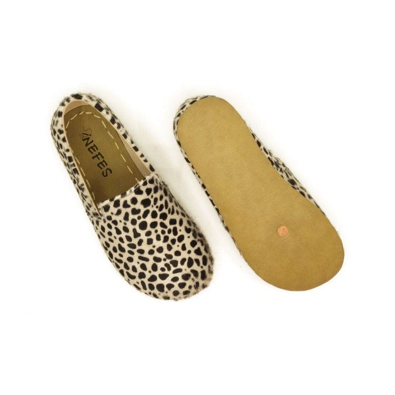 Earth Shoe Leopard Print  White Leopard Women’s Shoes – Unique Present