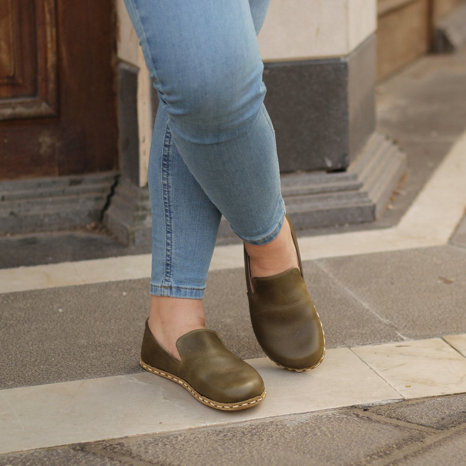 Earth Shoe  Women’s Grounding Loafers – Green Barefoot Comfort & Style