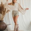Earthy Boho Vibes Raw Cotton Tunic with Open Sides for Festival Chic