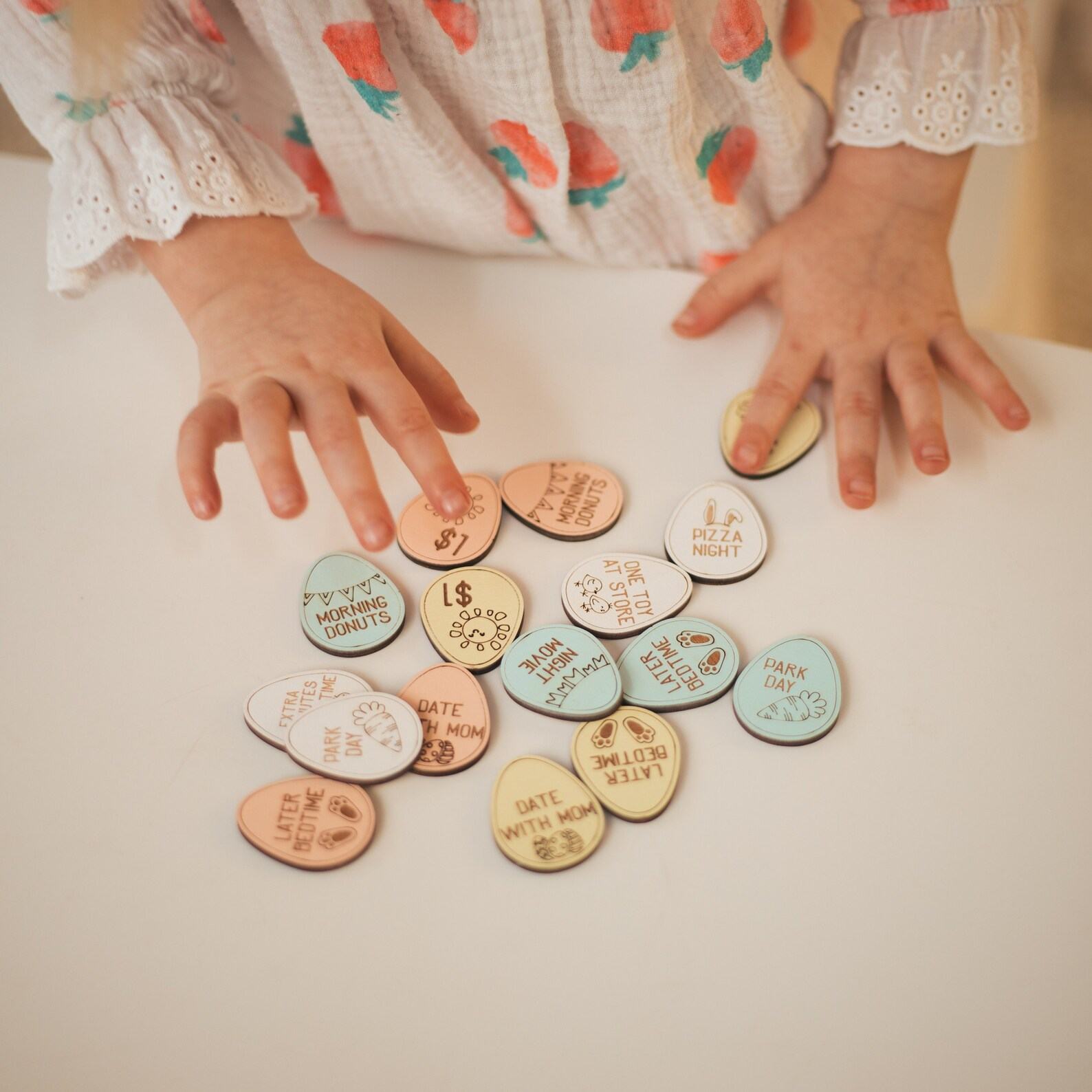 Easter Egg Hunt Tokens  16 Fun Rewards – Candy-Free Easter Basket Fillers for Kids!