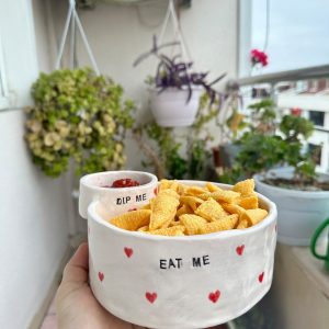 Eat me Dip me Chip and Dip Bowl (Factory Second)