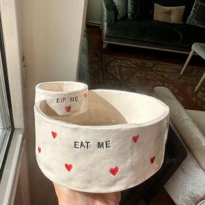 Eat me Dip me Chip and Dip Bowl (Factory Second)