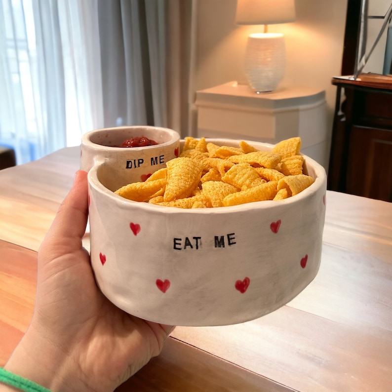Eat me Dip me Chip and Dip Bowl (Factory Second)