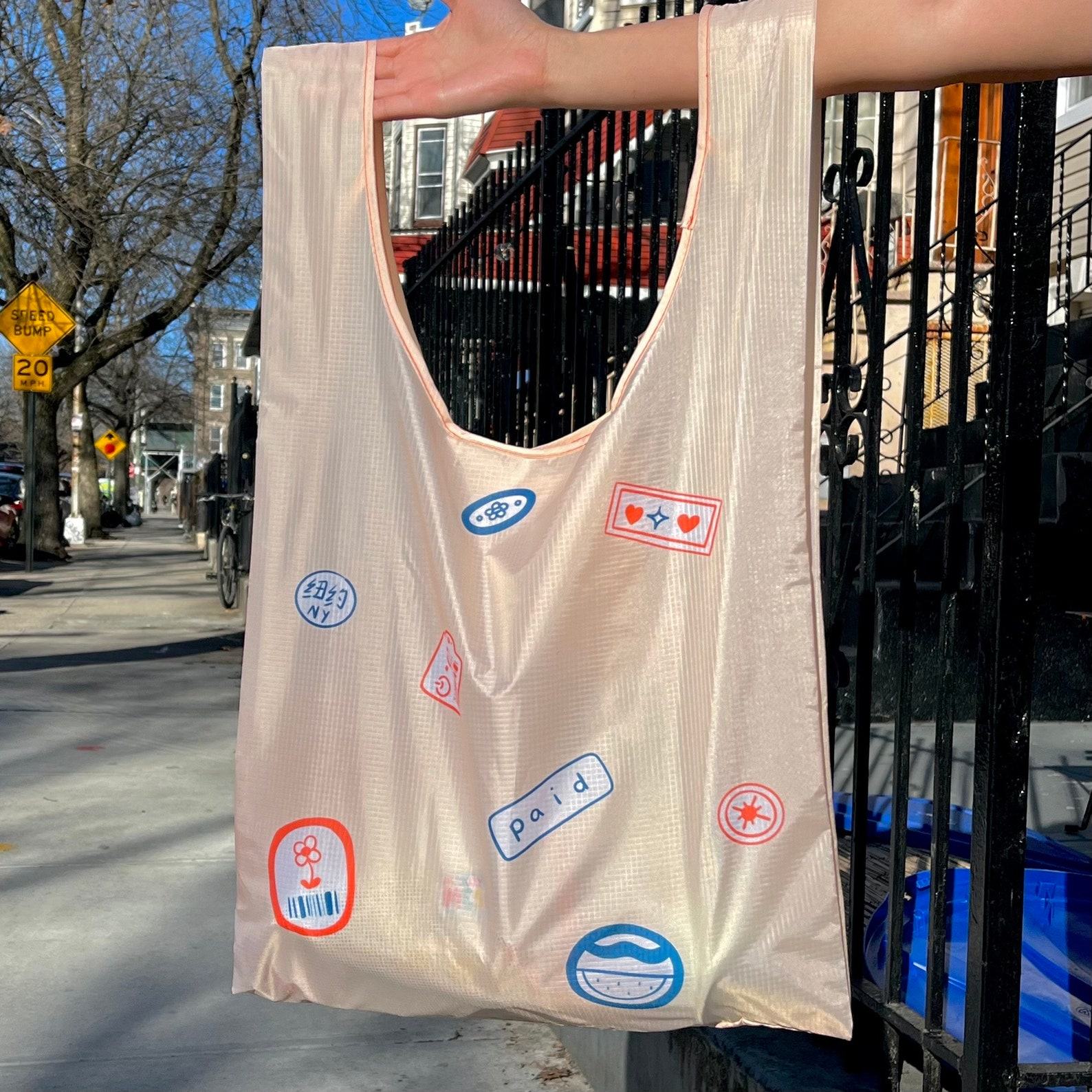 Eco-Friendly Sardine Squad Reusable Grocery Bag for Sustainable Shopping