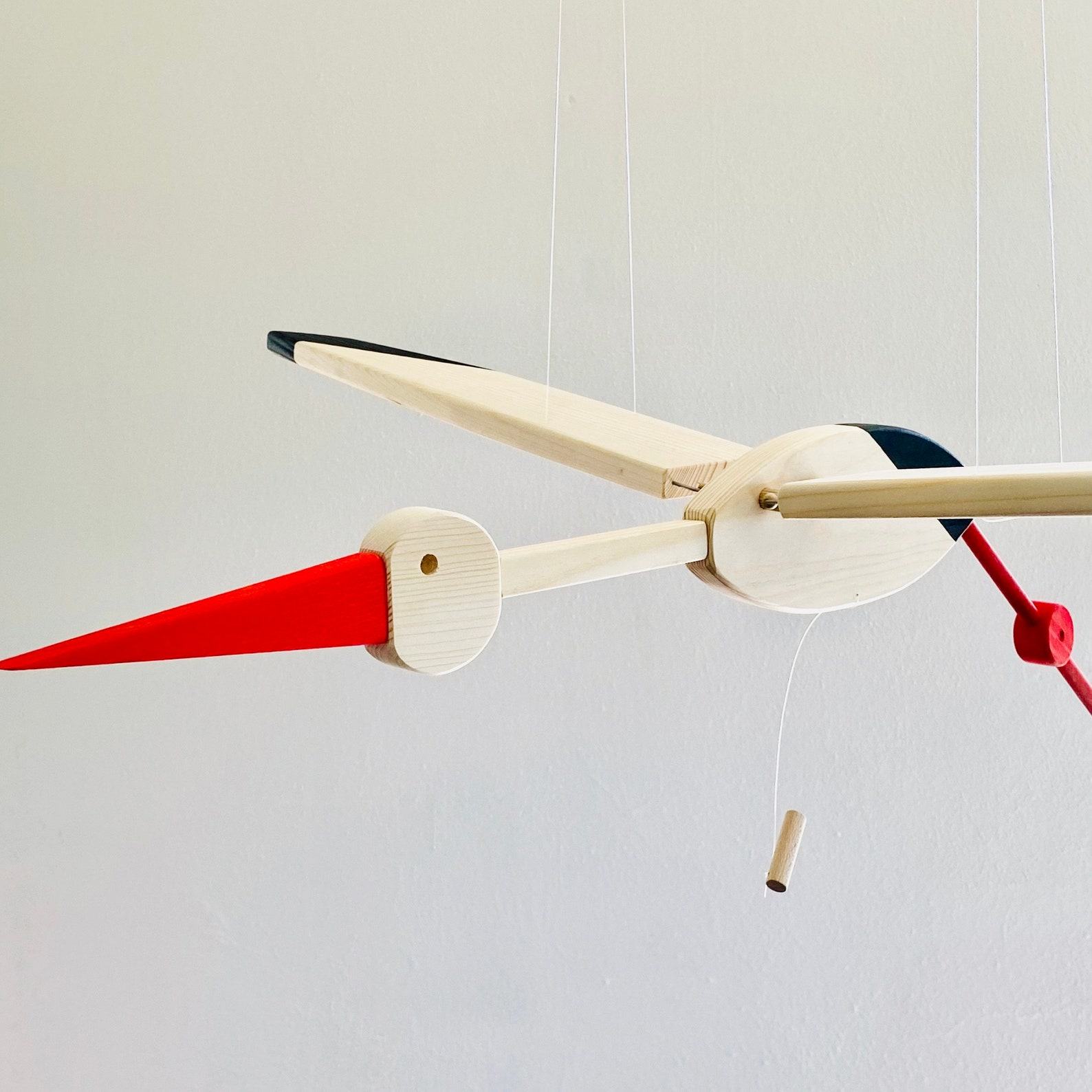 Eco-Friendly Stork Nursery Mobile A Cherished Item for New Parents