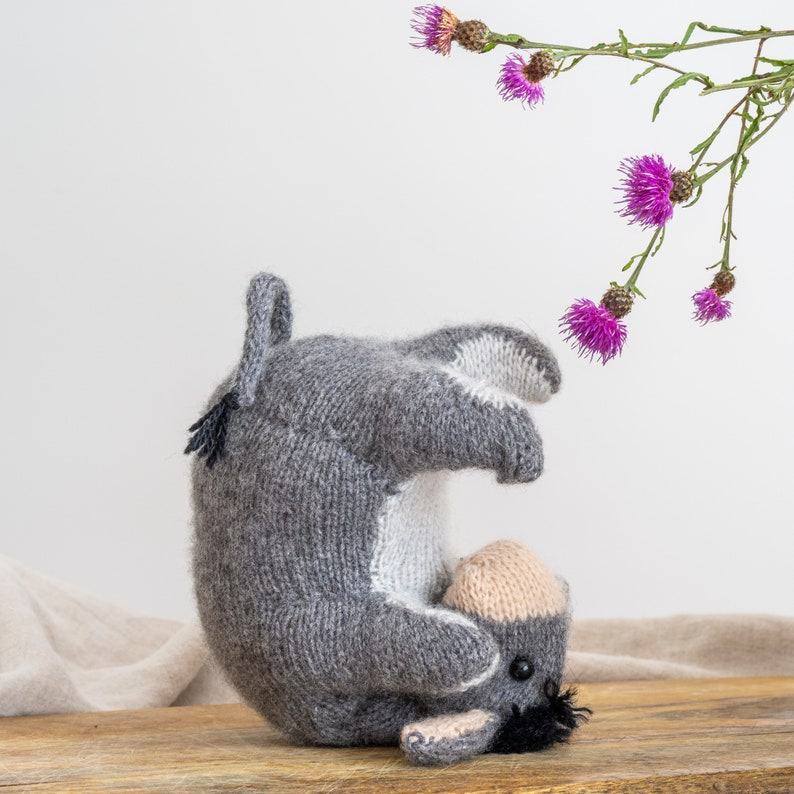Eeyore Hand-Knitted Donkey A Timeless Companion from Claire Garland’s Beloved Pattern