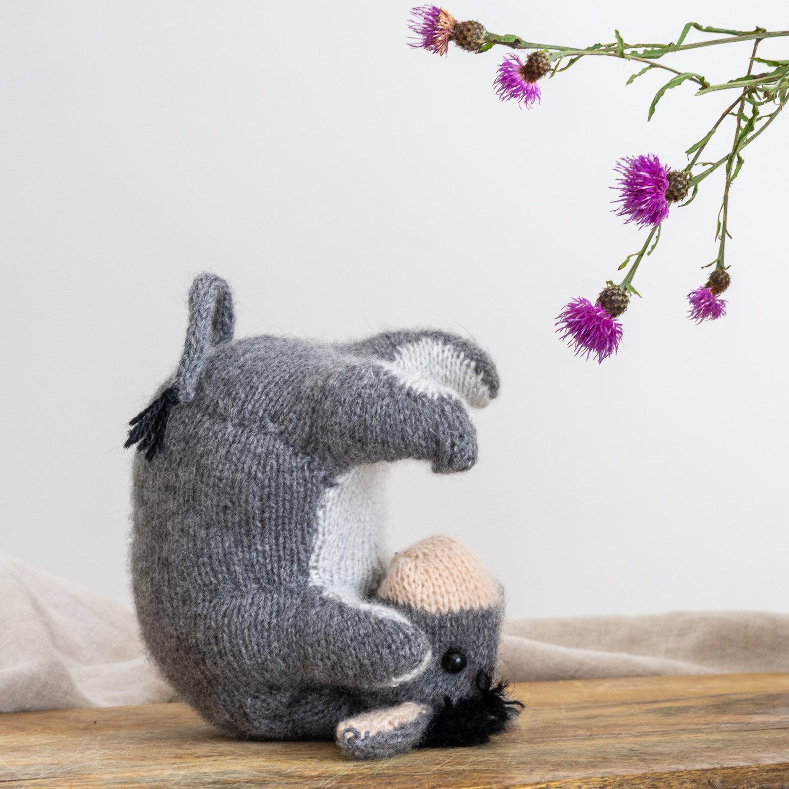 Eeyore Hand-Knitted Donkey A Timeless Companion from Claire Garland’s Beloved Pattern