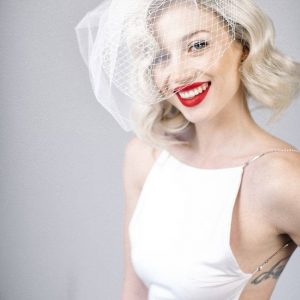 Elegant Double Birdcage Veil A Touch of Vintage Charm for Your Wedding Day