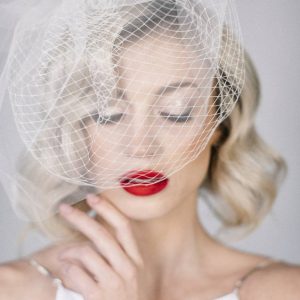 Elegant Double Birdcage Veil A Touch of Vintage Charm for Your Wedding Day