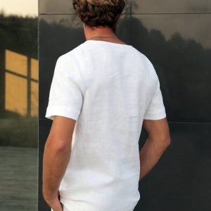 Elevate Your Style Premium Linen T-Shirt for Men – Sustainable, Breathable, and Effortlessly Chic