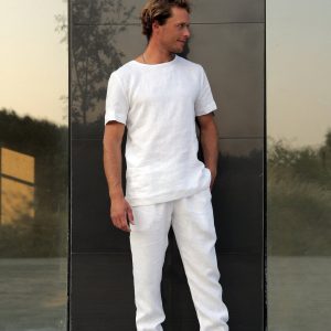 Elevate Your Style Premium Linen T-Shirt for Men – Sustainable, Breathable, and Effortlessly Chic