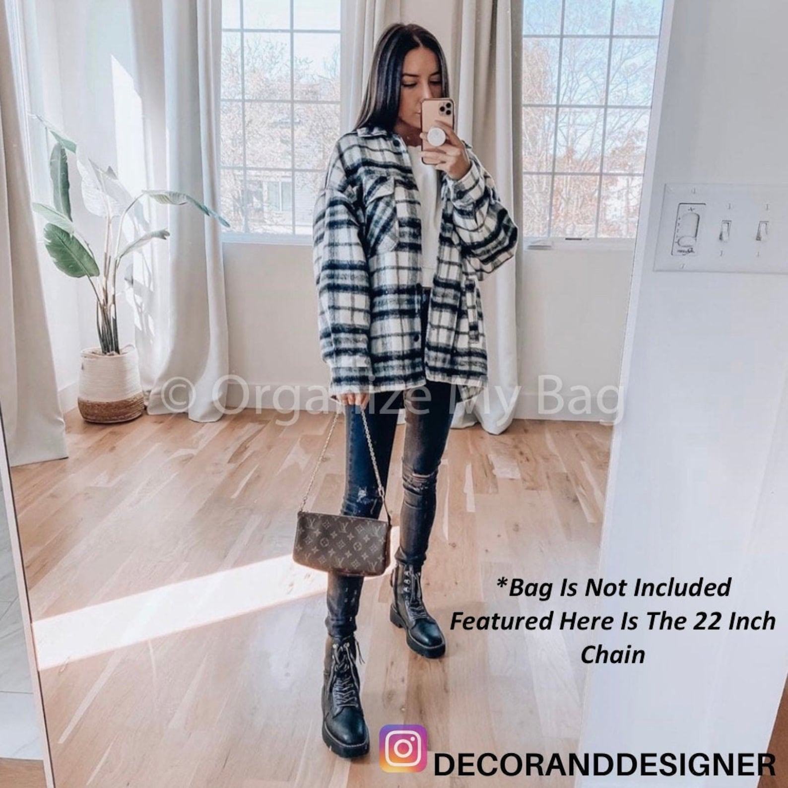 Elevate Your Style Premium Oval Chain Shoulder Strap for Bags – Gold or Silver