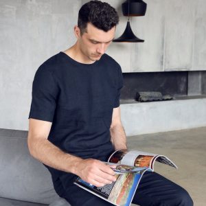 Elevate Your Summer Style Premium Linen T-Shirt for Men