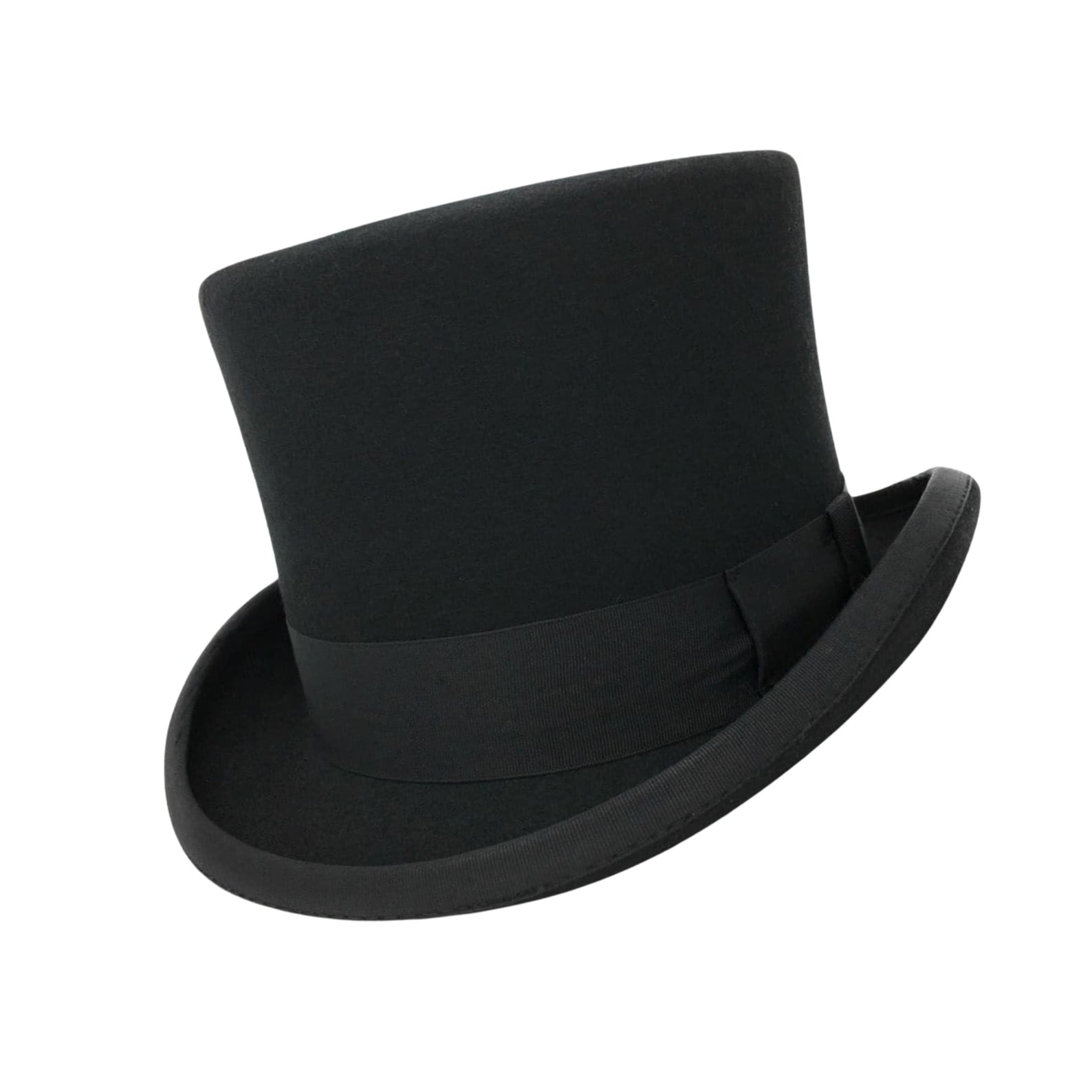 Elite Stiff Wool Felt Black Top Hat The Quintessential Accessory for Formal Occasions