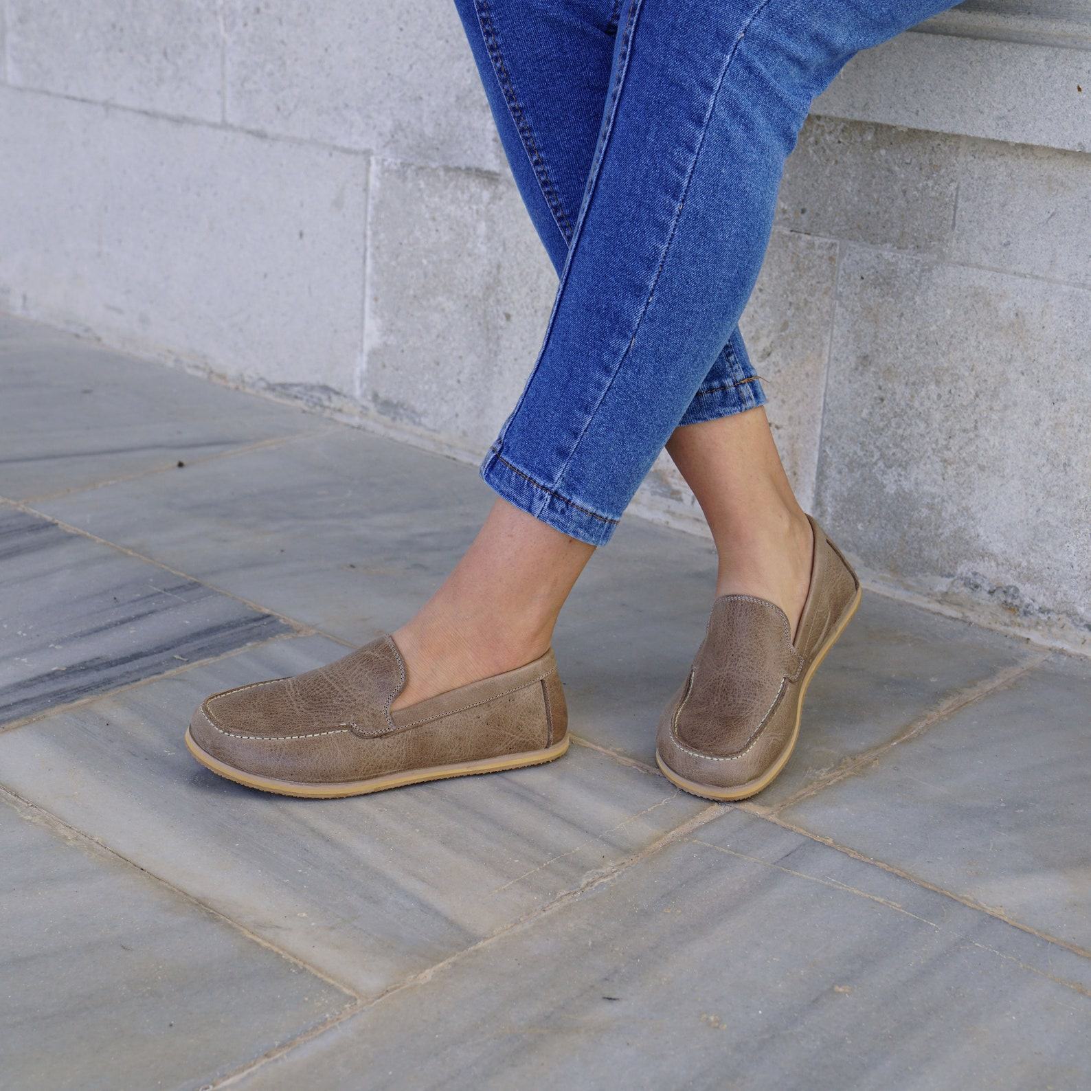 Embrace Freedom and Comfort Handmade Leather Barefoot Shoes with Zero Drop and Wide Toe Box