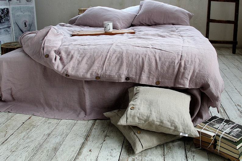 Embrace the Serenity of Nature Soft Linen Duvet Covers from Lithuania